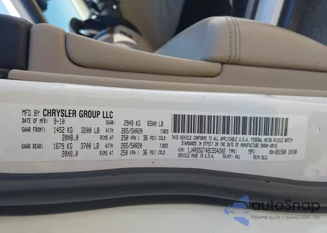 2011 Jeep Grand Cherokee Limited from USA, damaged, VIN 1J4RS5GT4BC554202